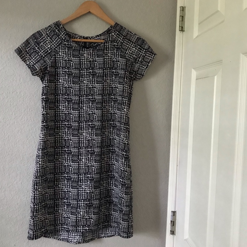 Printed Shift Dress